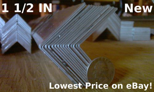 Aluminum angle 1 1/2” x 1 1/2” x 21.5 in,1/16 in thick, 1.5 x 1.5 in, new!, usa! for sale