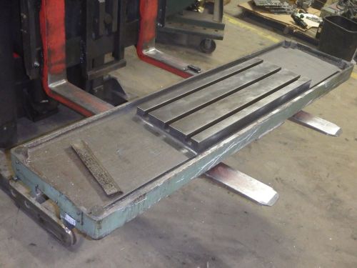 65.5&#034; x 16&#034; x 4.5&#034; Steel T-Slotted Table Cast Iron Welding Layout Fixture weld