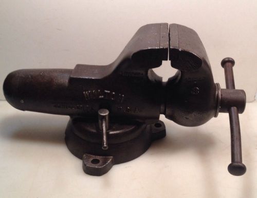 Wilton bullet vise machinist chicago 5&#034; jaws vintage swivel blacksmith 75lbs for sale