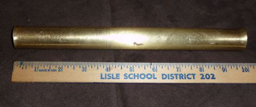 Brass Rod. 1” Diameter X 10&#034; Long. 2 lb. 6.9 oz.