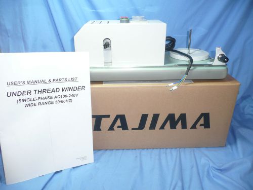 Tajima Automatic Bobbin Winder New Original Box Instruction Sewing &amp; Embroidery