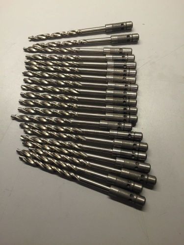 Guhring Quick Disconnect Drill Bits Size: .1865 OAL: 4 1/4&#034; Lot of 20
