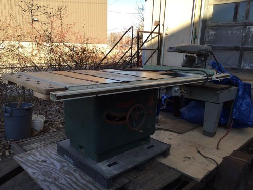Moak 16&#034; 5 hp table saw and dewalt 18&#034; 7.5 hp radial arm saw for sale