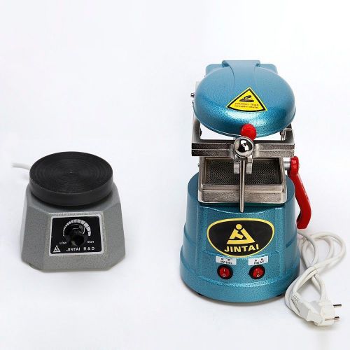 Dental lab vibrator 4&#034; round shaker oscillator&amp;vacuum molding forming machine for sale