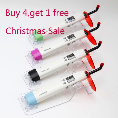 US Shipping!4pc New Dental Wireless Cordless LED Curing Light Lamp High Quality