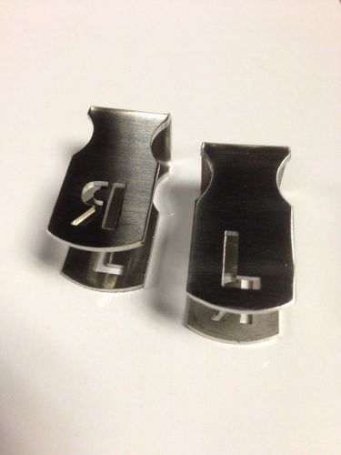 2 Xray Clip Markers &#034;L&amp;R&#034; for &#034;PA and AP&#034; Use Premium Stainless Steel Laser Cut