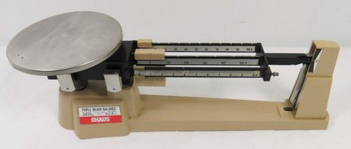 Retro ohaus model 700 / 800 #3201 triple balance beam 2610g / 5lb-2oz scale!! for sale
