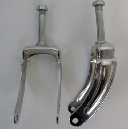 Wheelchair Parts Caster Fork Pair for 8&#034; Wheel E&amp;J New