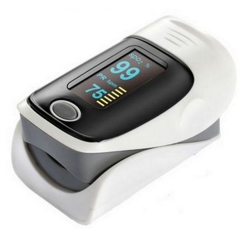 New OLED Blood Oxygen Finger Pulse Oximeter Oxymeter SPO2 PR Monitor Gray