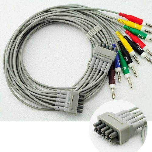 Brand New 10 Lead ECG/EKG Cable with Leadwire for GE Marquette