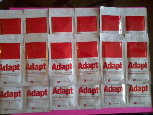48 single packs adapt lubricating deodorant from hollister .27oz # 78501 for sale