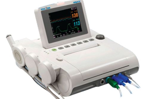 New wallach fetal 2 emr twins fetal monitor with emr connection 902300 for sale