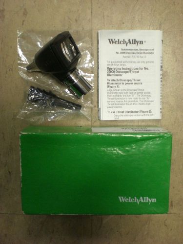 Welch Allyn 25020 Diagnostic Otoscope Head Only 3.5V LOOK!!!!