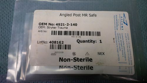 Stryker 4921-2-140 Hoffman II MRI 30 Degree Angled Post 8mm - NEW