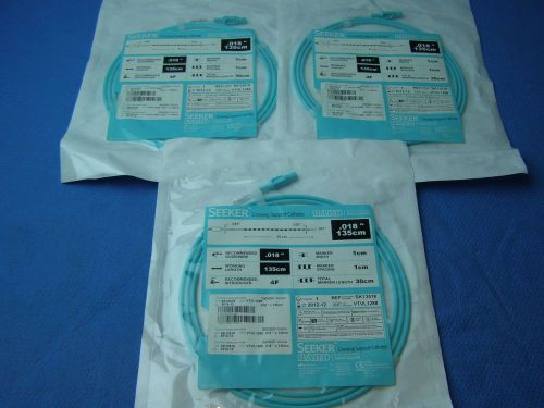 Lot of 3 BARD Crossing Support Cath 4F REF# SK13518