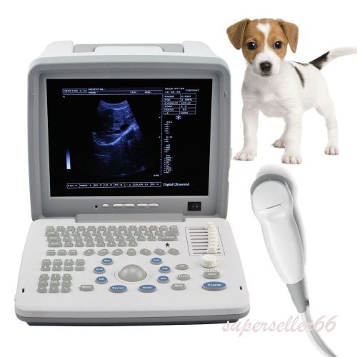 12&#034; LCD Portable Digital Ultrasound Scanner 5.0MHz Micro-Convex 3D Veterinary CE