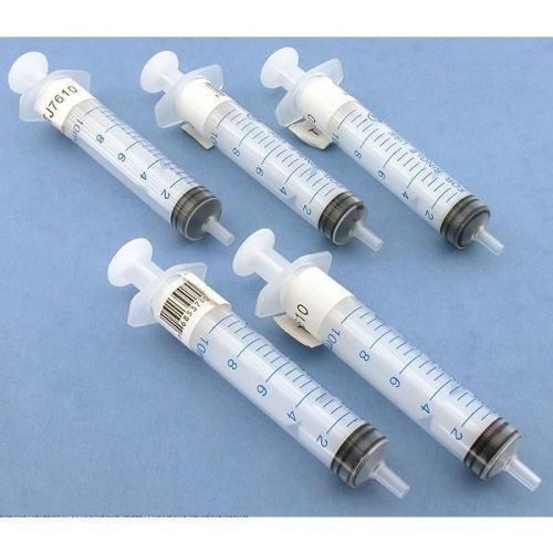 5 Plastic Syringes 10ml Liquid Lubricant Measuring Watch &amp; Clock Repair Tools
