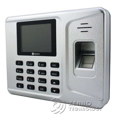 2.8&#034; Biometric Fingerprint Attendance Time Clock Machine Payroll Recorder TCP/IP