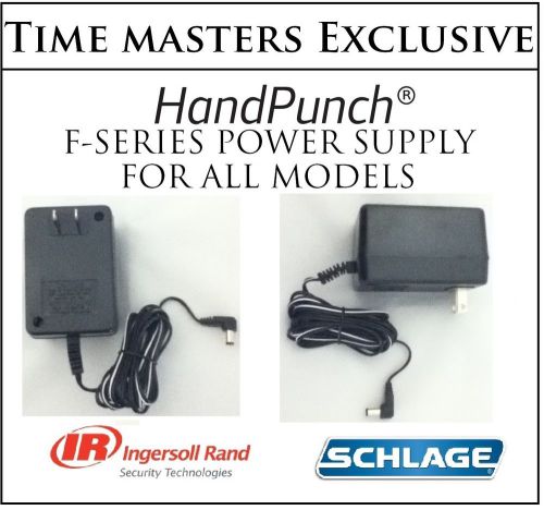 Schlage Biometric HandPunch Power Supply for all F Series Time Clocks ONLY $33!