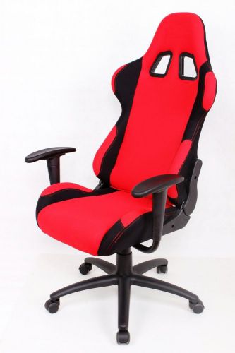 BRAND NEW Art Modern Racing Car Seat Office Chair Red