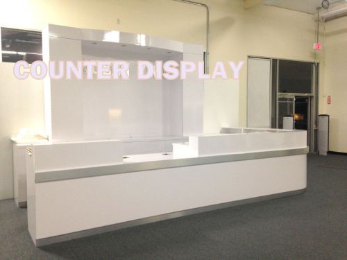 Retail Counter Cashier Cabinet  Set with Tower ( FOR YOUR BIG STORE)