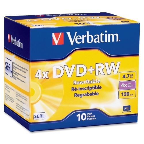 Verbatim DataLifePlus 94839 DVD Rewritable - DVD+RW - 4.70 GB - 10 Pack