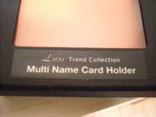 Luxe Trend Collection Multi Name Card Holder