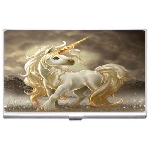 New Young Unicorn Business Name Credit Card Case Box Metal