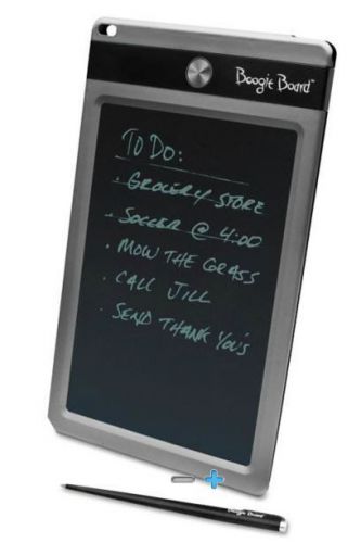 NEW! Boogie Board JOT 8.5 LCD Paperless Memo Pad = 50,000 + sheets Black/Silver