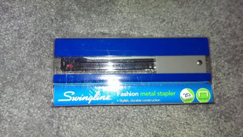 Desk stapler swingline metal fashion full strip 20 sheets blue/gray accent new? for sale