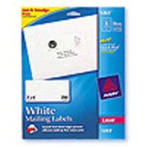 Avery Labels White Mailing Laser 2&#039;&#039; x 4&#039;&#039; 25 Sheets 250 Count
