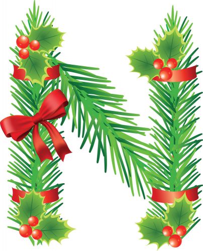 30 Personalized Return Address Labels Christmas Buy 3 get 1 free (cc14)