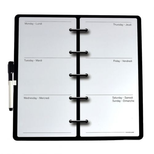 Weekly agenda magnetic dry erase board by kikkerland for sale