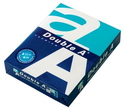 Double A Copy Paper, 8.5 x 11 Inches Letter Size, 22 lb. Density, 94 Bright W...