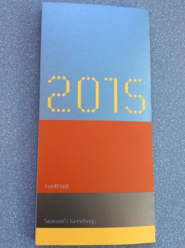 FontFont 2015 Calendar -- Typography / Graphics / Design / Fonts / Type