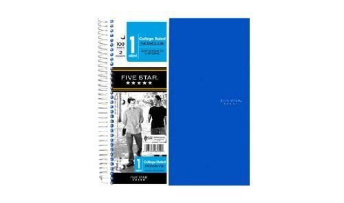 Mead five star customizable college ruled notebook - 1 subject - 100 (mea08230) for sale