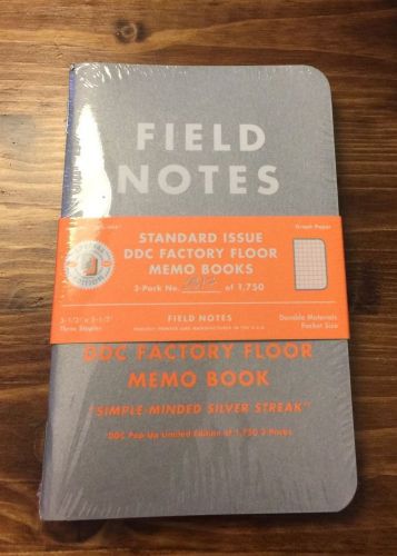 Field Notes DDC-054 Factory Floor Sealed 3-pack 1 of 1,750 SOLD OUT Draplin