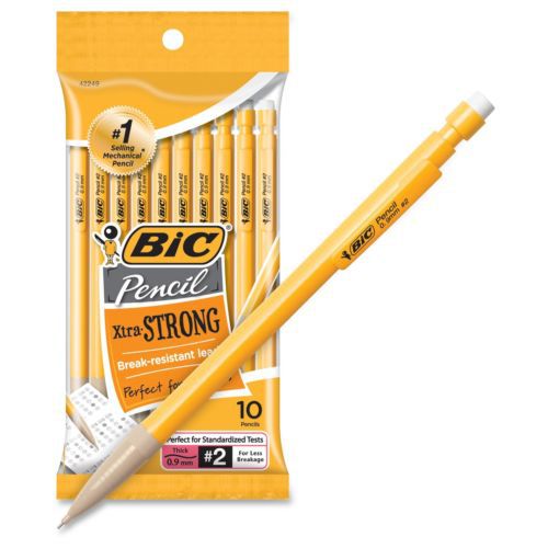 Bic student&#039;s choice mechanical pencil - #2 pencil grade - 0.9 mm (mplwsp101) for sale