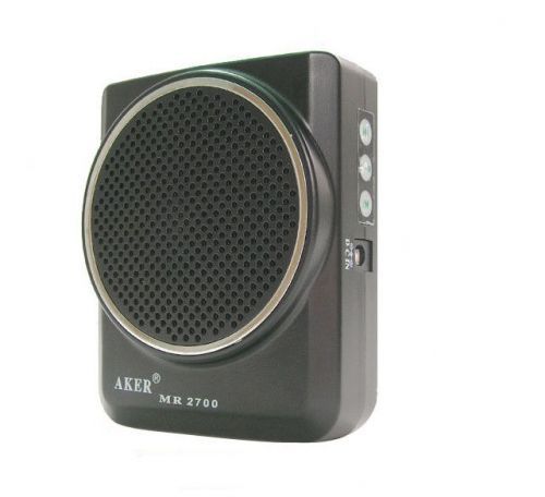 Aker mr2700 12w waistband portable pa voice amplifier booster mp3 speaker fm for sale