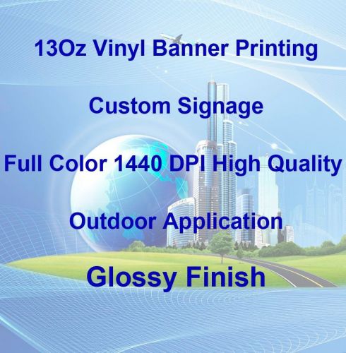 13Oz Full Color Custom Signage Vinyl Banner Printing High Quality, Glossy