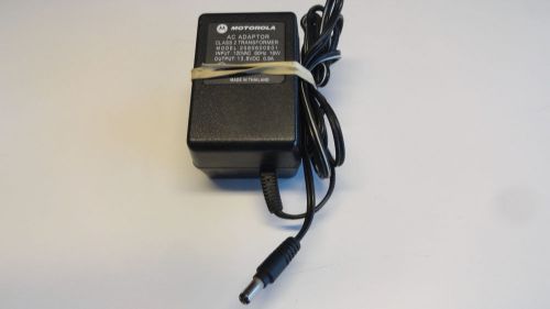 F4: AC Adapter For Motorola 2580600E01 Class 2 Transformer Power Supply Cord