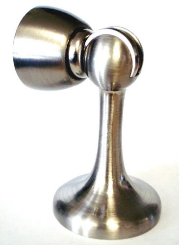 Mx2 - satin nickel finish magnetic door stop / holder ~ commercial grade quality for sale