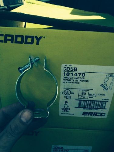 Caddy erico cd5b 2&#034; conduit hanger emt or rigid box of 50 for sale