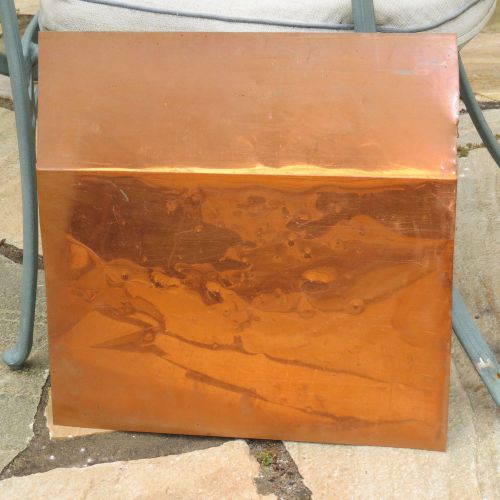 Copper metal flashing or termite barrier - 18&#034; x 18&#034; sheet for sale