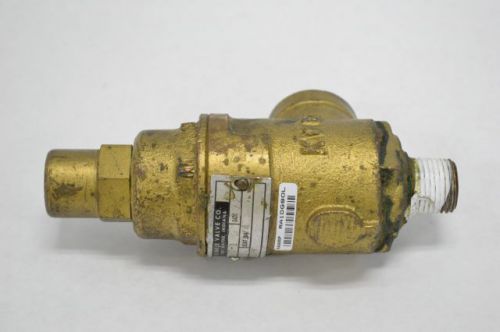 Kunkle 20-1 safety brass threaded 30psi 3/4x1/2 in 5gpm npt relief valve b212312 for sale