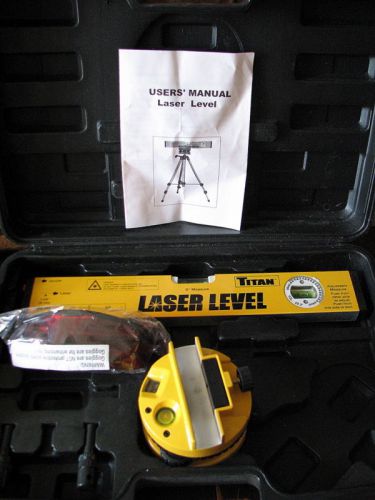 Titan Laser Level + Manual &amp; Case New