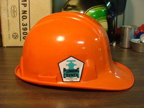 North safety products orange hard hat plumber pipefitter union made in USA