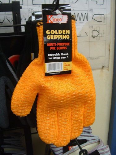 6 Pair of Kinco GoldenGripping Gloves- Size Large - Style 1778-L