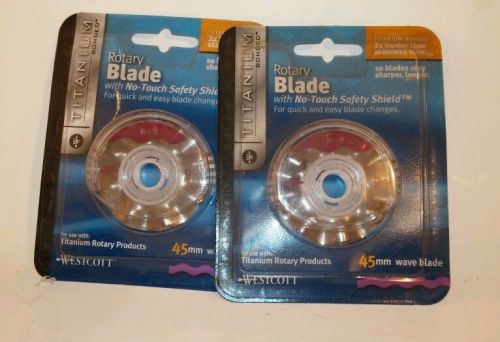 Westcott Trimmer Blades Wave Cut Replacement Blade 2 qty