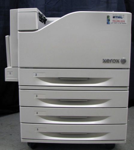 XEROX PHASER 7500 DN with PAPER DECK, 17K only, BEST ON EBAY!!!